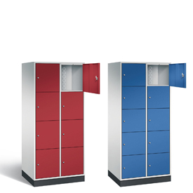 Extrabreite + extratiefe Schließfächer