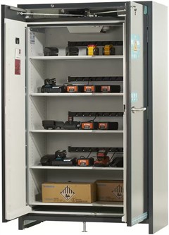 Sicherheitsschrank für Batterien/Akkus - Feuerschutz 90 Min.