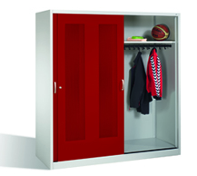 Stahlschrank 190cm Breite mit Schiebetüren